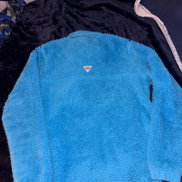 Columbia Vibrant Blue Fleece Jacket - Picture 9 of 10